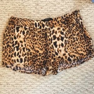 Forever 21 cheetah print shorts